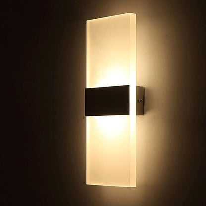 LumaGlow - USB wiederaufladbare LED-Wandleuchte mit Touch-Sensor