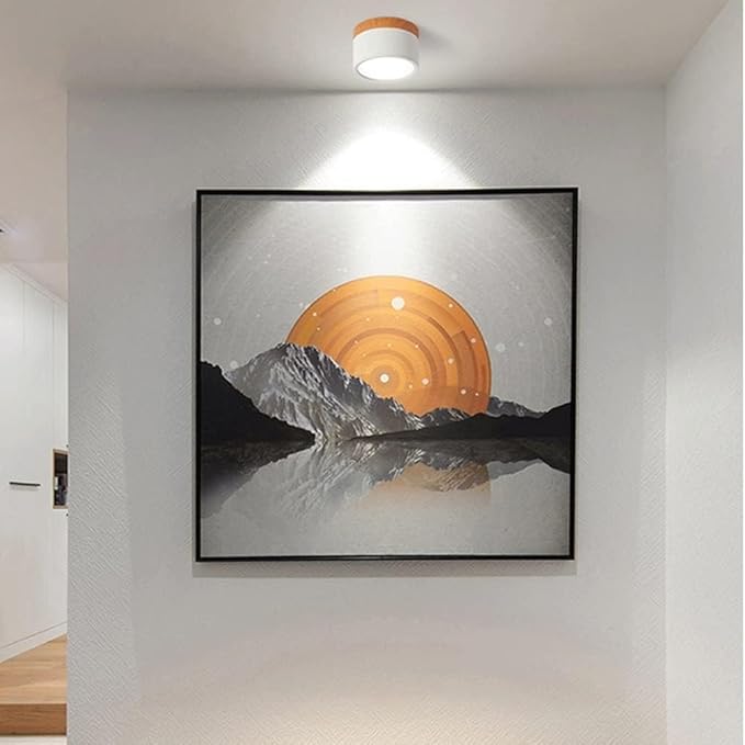 Garduru Zylinder LED Deckenleuchte – Minimalistische Einbauleuchte für moderne Flure