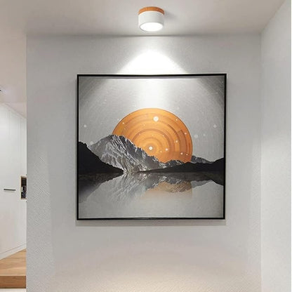 Garduru Zylinder LED Deckenleuchte – Minimalistische Einbauleuchte für moderne Flure