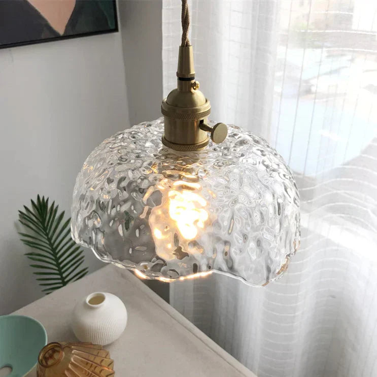 Hängende Lampe aus Glas und Messing – Moderne und elegante Beleuchtung für jedes Interieur