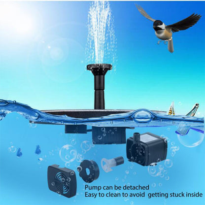 RoyaleGlow Solar Springbrunnenpumpe Schwimmende Wasserdekoreinrichtung