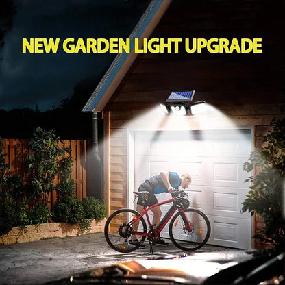 Solarbetriebene Außenwandleuchte