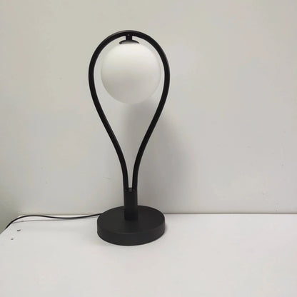 Garduru - Minimalistische Nachttischlampe aus Mattglas