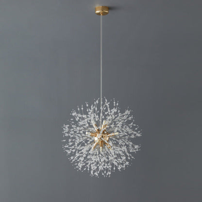 LED-Hängelampe aus Kristall – modernes Design inspiriert von der Löwenzahn für Wohnzimmer und Restaurant