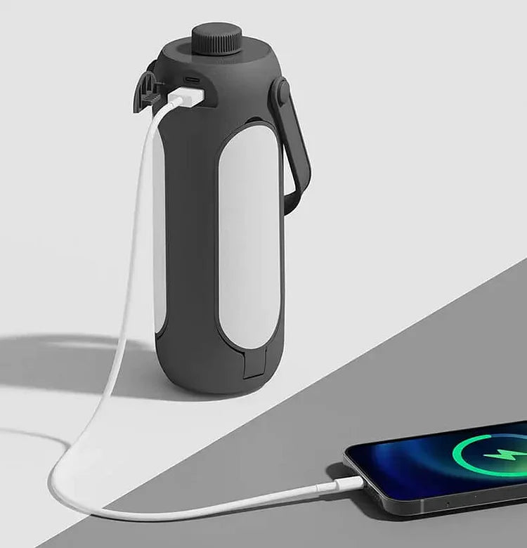 LumiTrail – Tragbare LED Campinglampe mit nachhaltigem Design