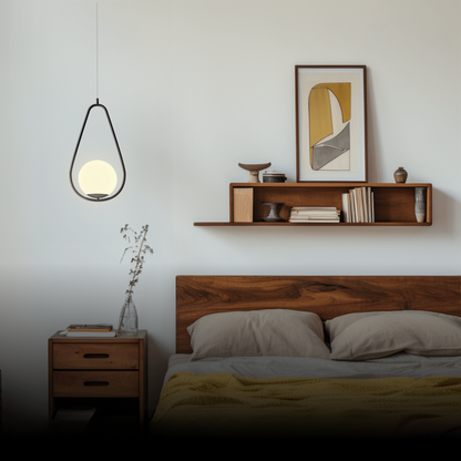 LED-Pendelleuchte Warmweiß Goldfinish für Zuhause und Bürodeko