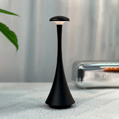Garduru - Moderne Paddenstoel Tischlampe mit Touch-Control & USB-Aufladung