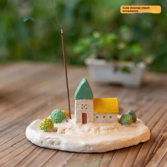 Cottage und Leuchtturm Räucherhalter
