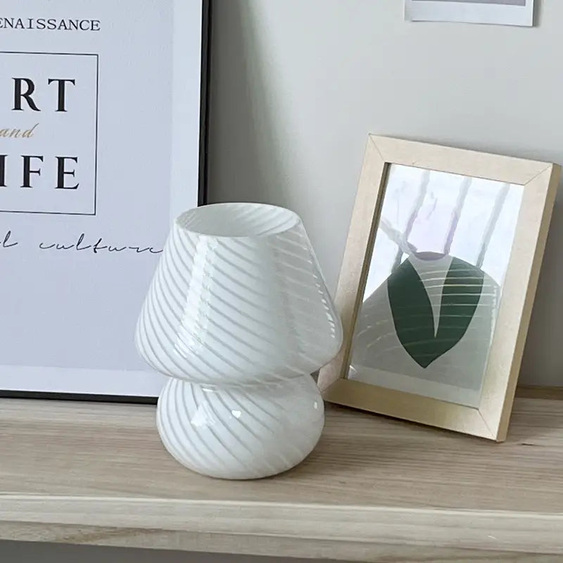 Einzigartige farbwechselnde Murano-Pilzlampe aus Glas | Muranoglow