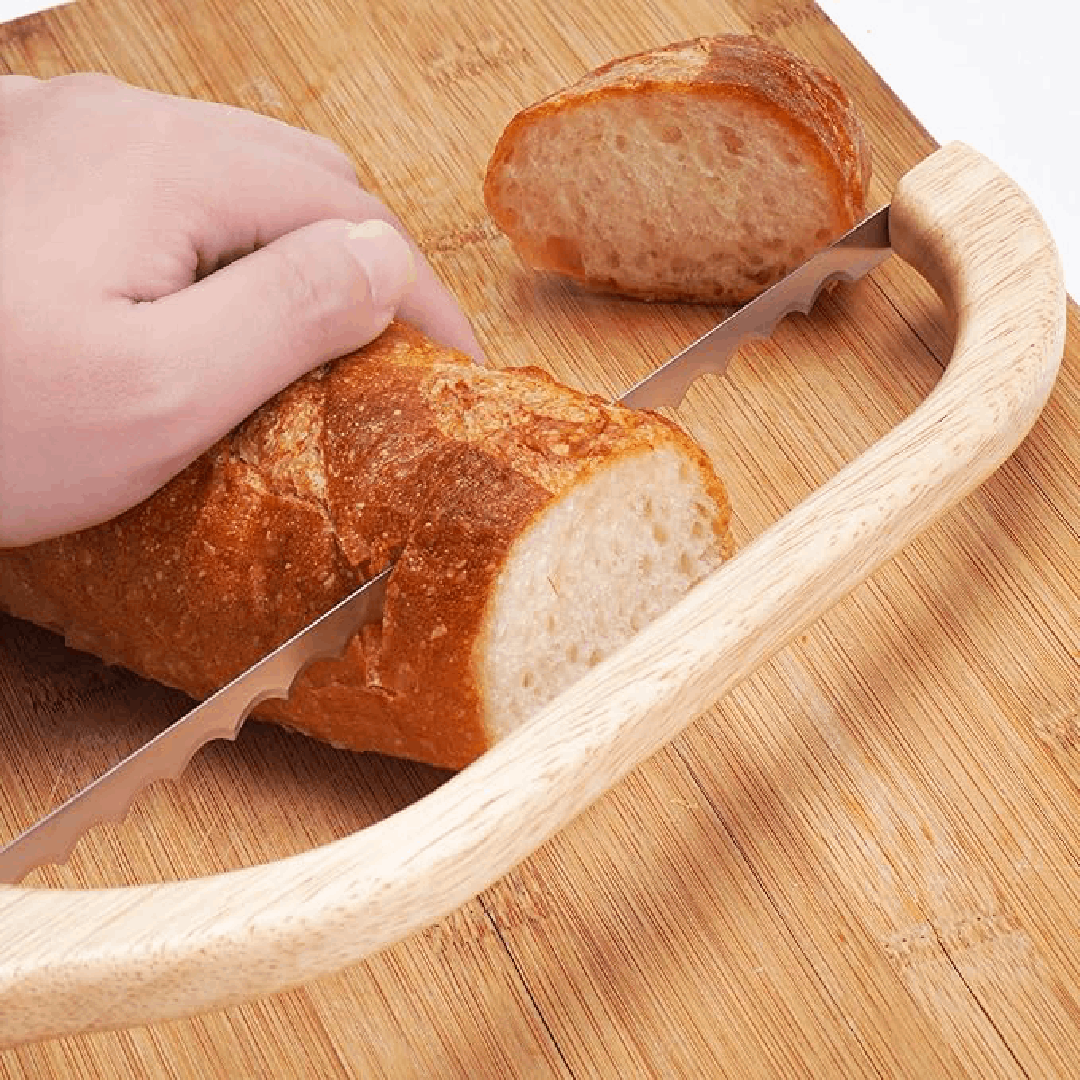 Ultimatives Artisan-Brotmesser – Gezahnte 10”-Klinge zum perfekten Schneiden von knusprigen Broten und Bagels, ergonomischer Griff