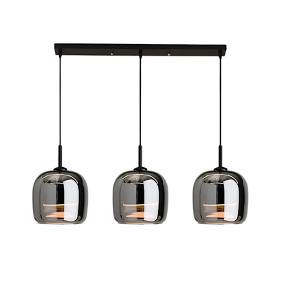 Suspension Nordic aus schwarzem Glas – Elegantes und modernes Design mit LED-Beleuchtung