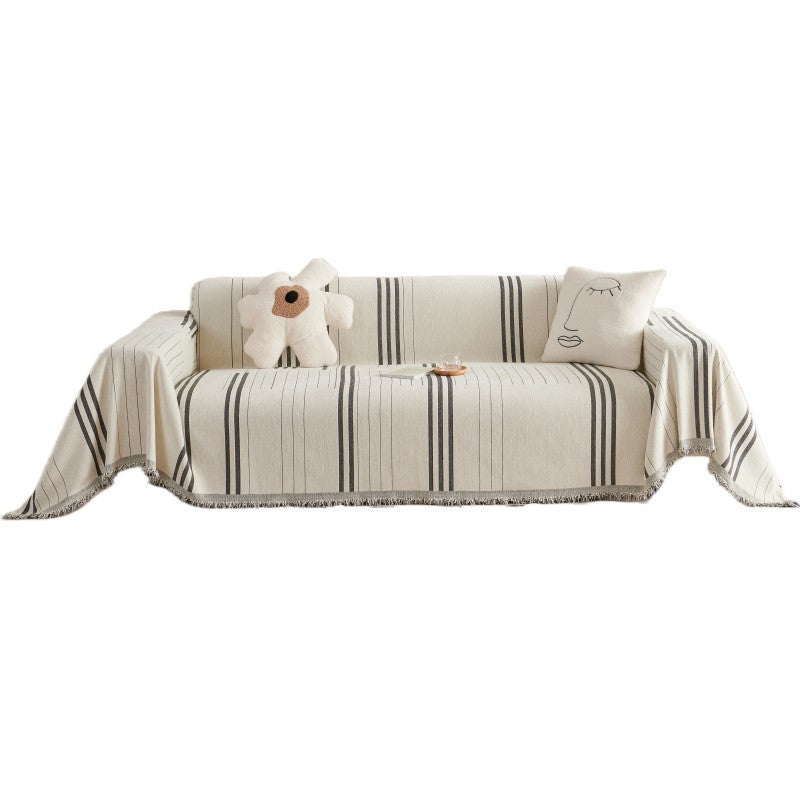 Chenille gestreiftes Sofa/Couchbezug