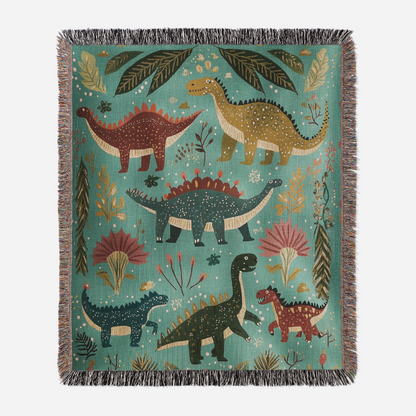 Dinosaur Gewebte Wurfdecke