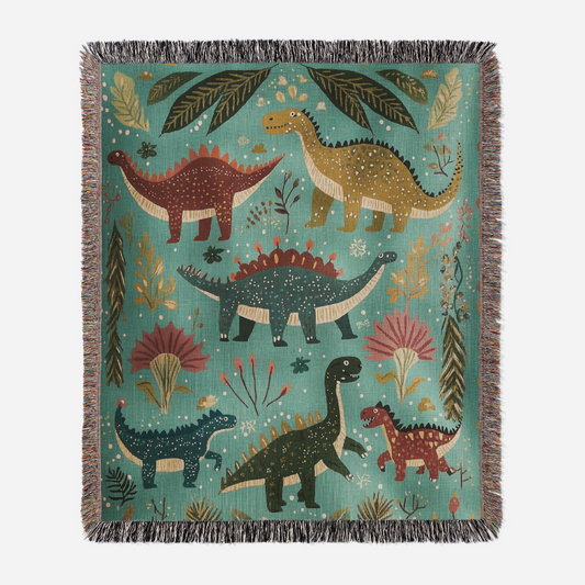 Dinosaur Gewebte Wurfdecke