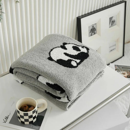 Kawaii Panda Strickdecke