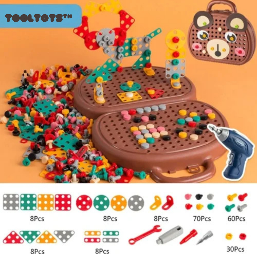 ToolTots™ 3D-Elektrobohrer-Set | 50% Rabatt