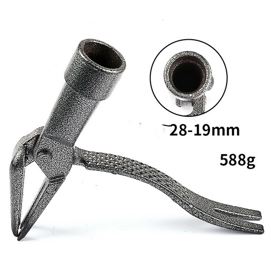 Unkrautzieher mit 4-Krallen-Kopf – Effektives Gartenwerkzeug aus Eisen zur Wurzelentfernung