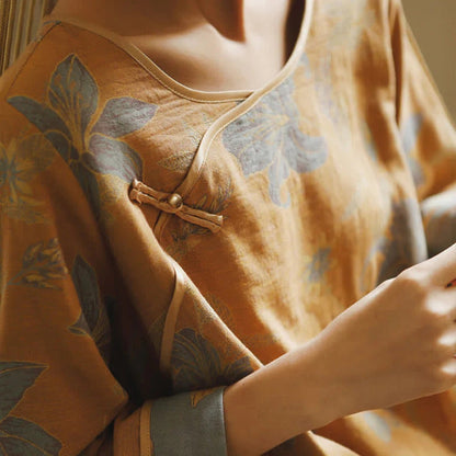 Amber Dusk Floral Nachthemd