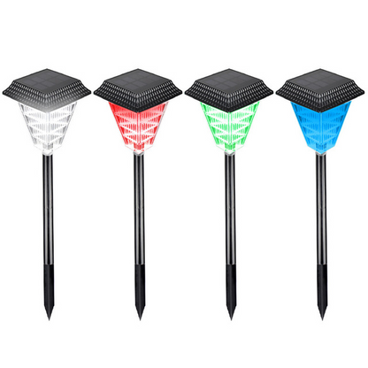 Solar LED Wegleuchten mit Kristalllicht-Effekt – Wasserdichte Außenbeleuchtung für Garten und Einfahrt