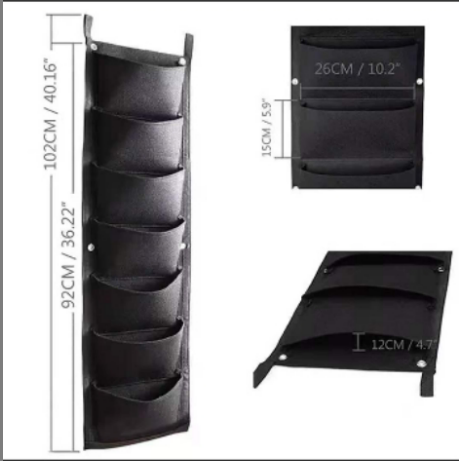 Vertikaler Pflanzer für den Außenbereich - Kreative Wandtaschen für grüne Oasen