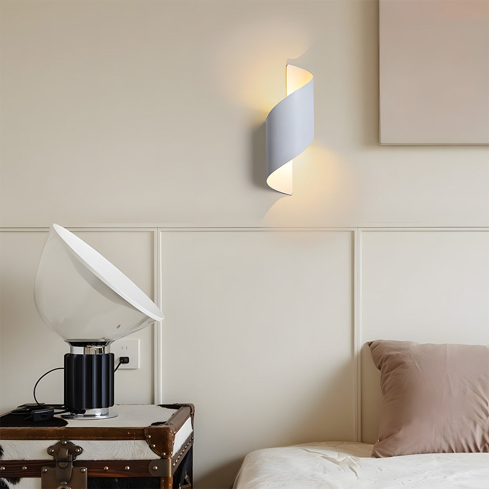 LED-Wandlampe mit minimalistischem Aluminiumdesign
