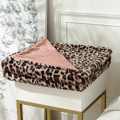 Wild Eleganz Leopardenmuster Decke