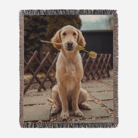 Benutzerdefinierte Hund Gewebte Decke