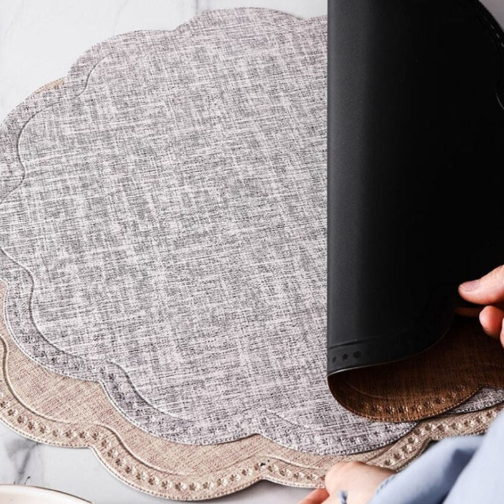 Wellige wasserdichte Tischunterlage