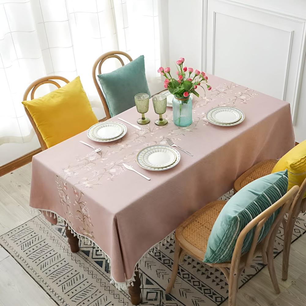 Blossom Weave Eleganz Tischdecke