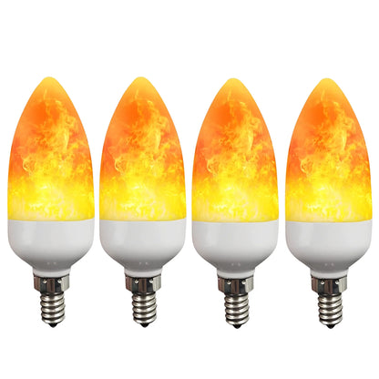 Flammen-Effekt Lampe – 9W LED Glühbirne mit realistischem Flammenschein