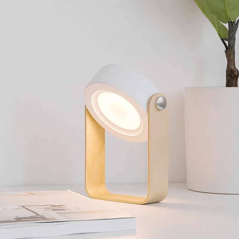 Garduru™ Kreative Teleskoplampe aus Holz