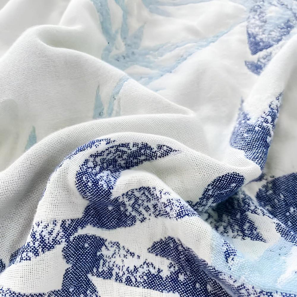 Bamboo Baumwolle Wendbare Jacquard-Decke