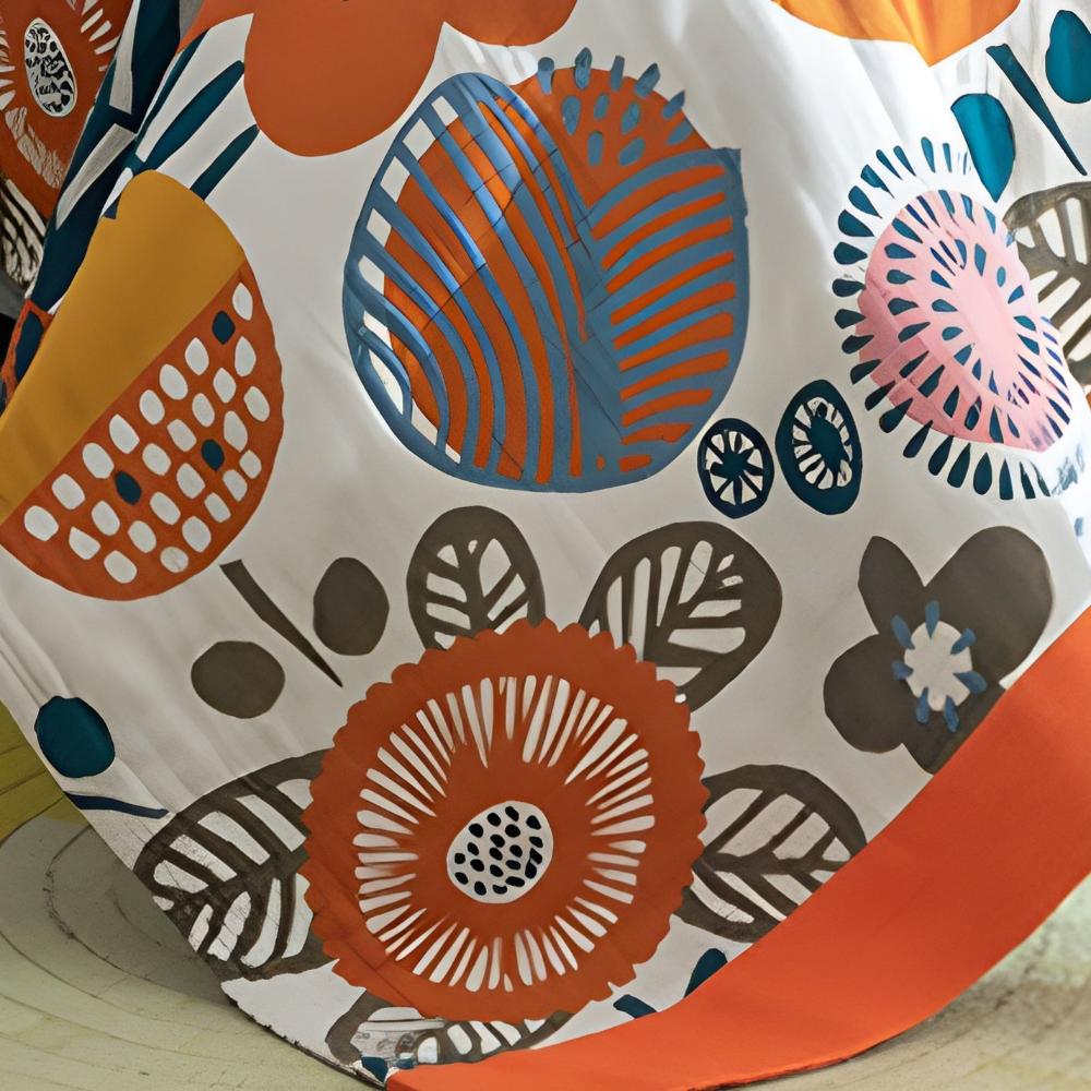 Boho Cartoon Blumendecke