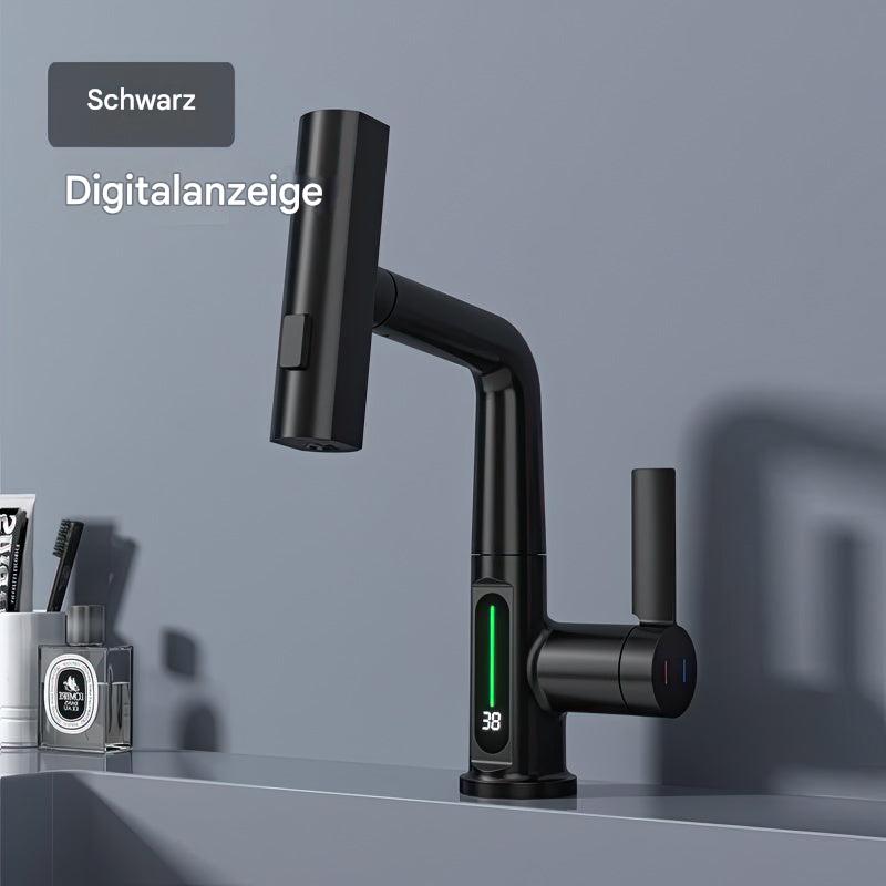 Intelligenter Wasserhahn mit LED-Temperaturanzeige