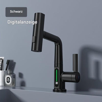 Intelligenter Wasserhahn mit LED-Temperaturanzeige