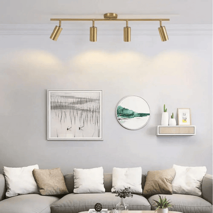 Klarer Schirm - Deckenlampe