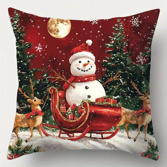 Santa’s Schlitten Weihnachtskissenbezug