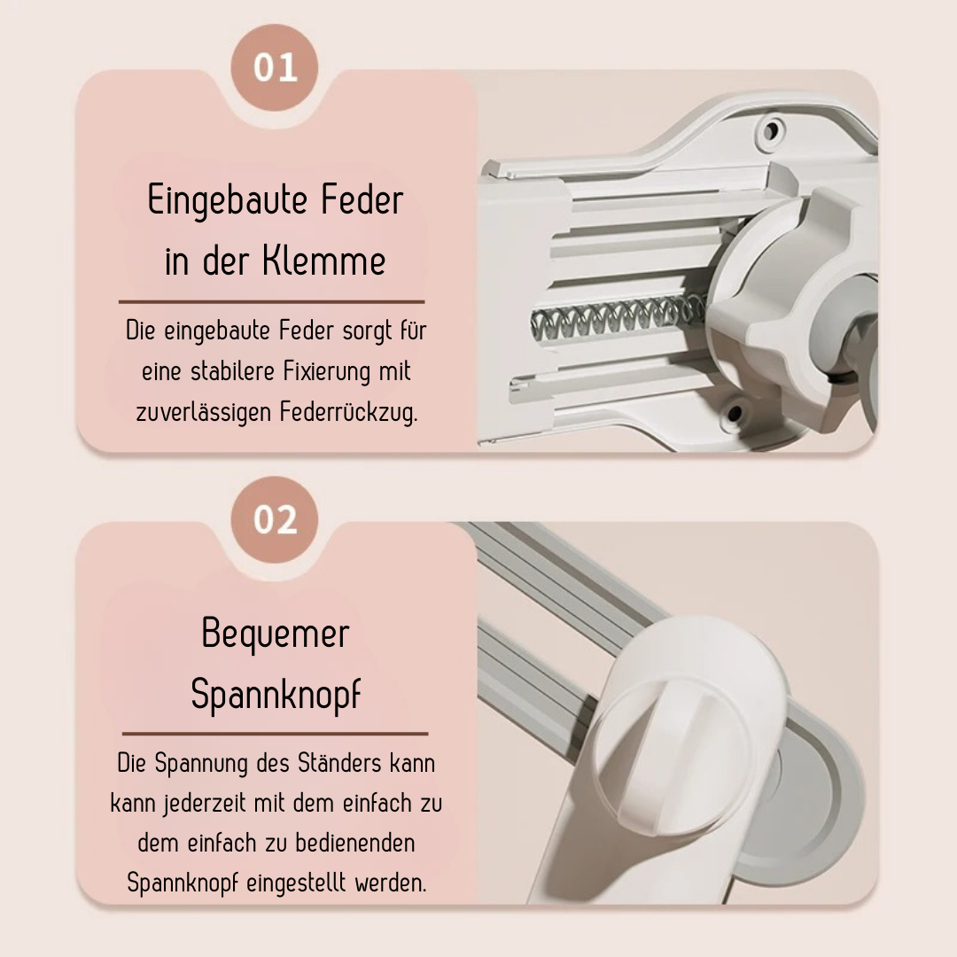 Garduru - Freisprechhalter mit Snackhalter-Kissen
