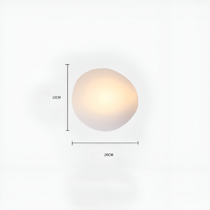 Garduru Light – Nordische Kieselstein-Style LED-Wandleuchte