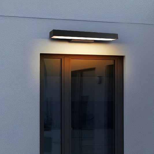 Outdoor Schwarze Edelstahl Wandleuchte