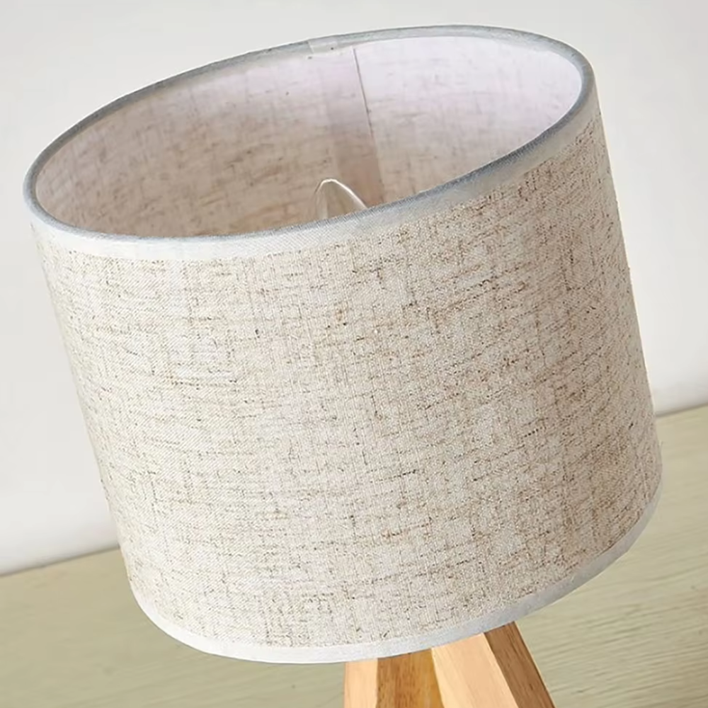Royelux Nordic Fabric Tischlampe - Sanfte Ambient-Beleuchtung mit minimalistischem Design