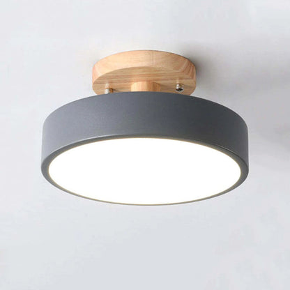 Garduru Holz LED Deckenleuchte – Dimmbar 36W natürliche Eleganz