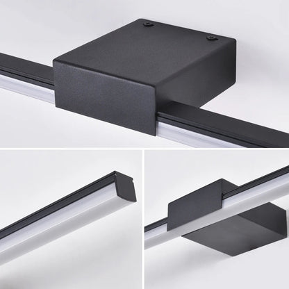 LED Badezimmer Wandlampe Aluminium Spiegel Lampe Schwarz Weiß Schminklampen