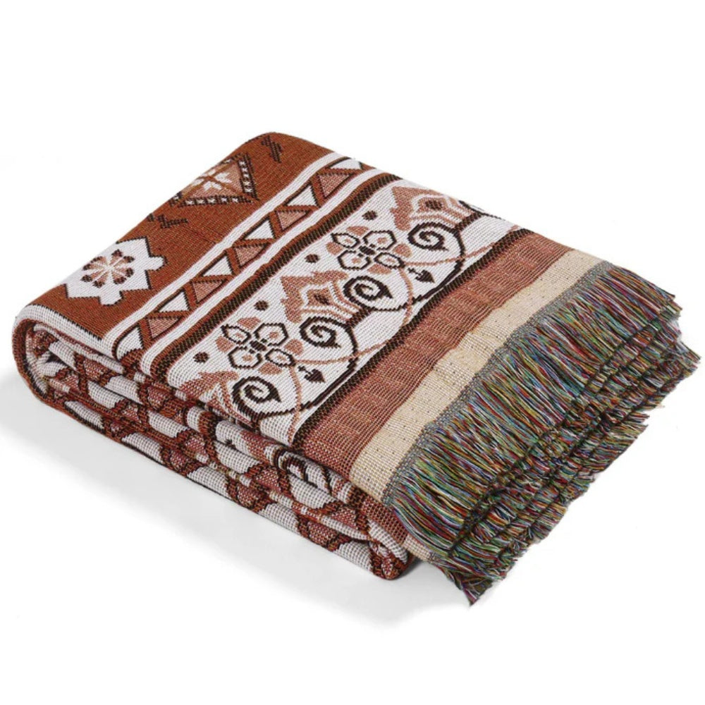 Bohemian Wüstenmirage Wurfdecke
