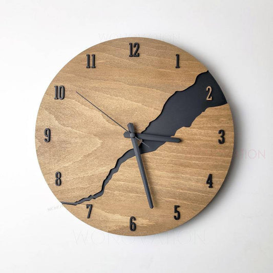TimberTime – Elegante Wanduhr aus Holz mit zeitlosem Design