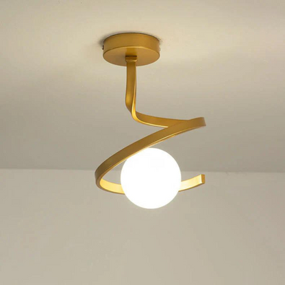 Gekurvte Deckenlampe - Stilvolles Design für moderne Innenräume