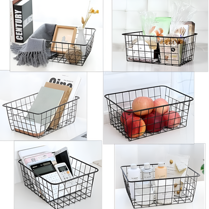 Sleek Wire Organizer Aufbewahrungskorb