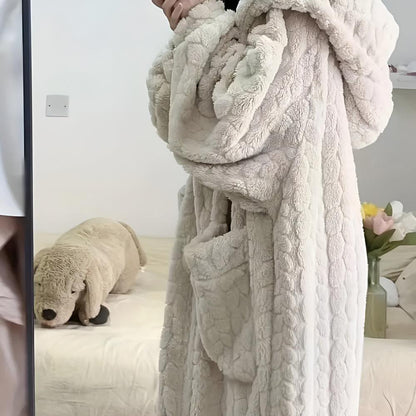 Übergröße Snuggle Sherpa Hoodie