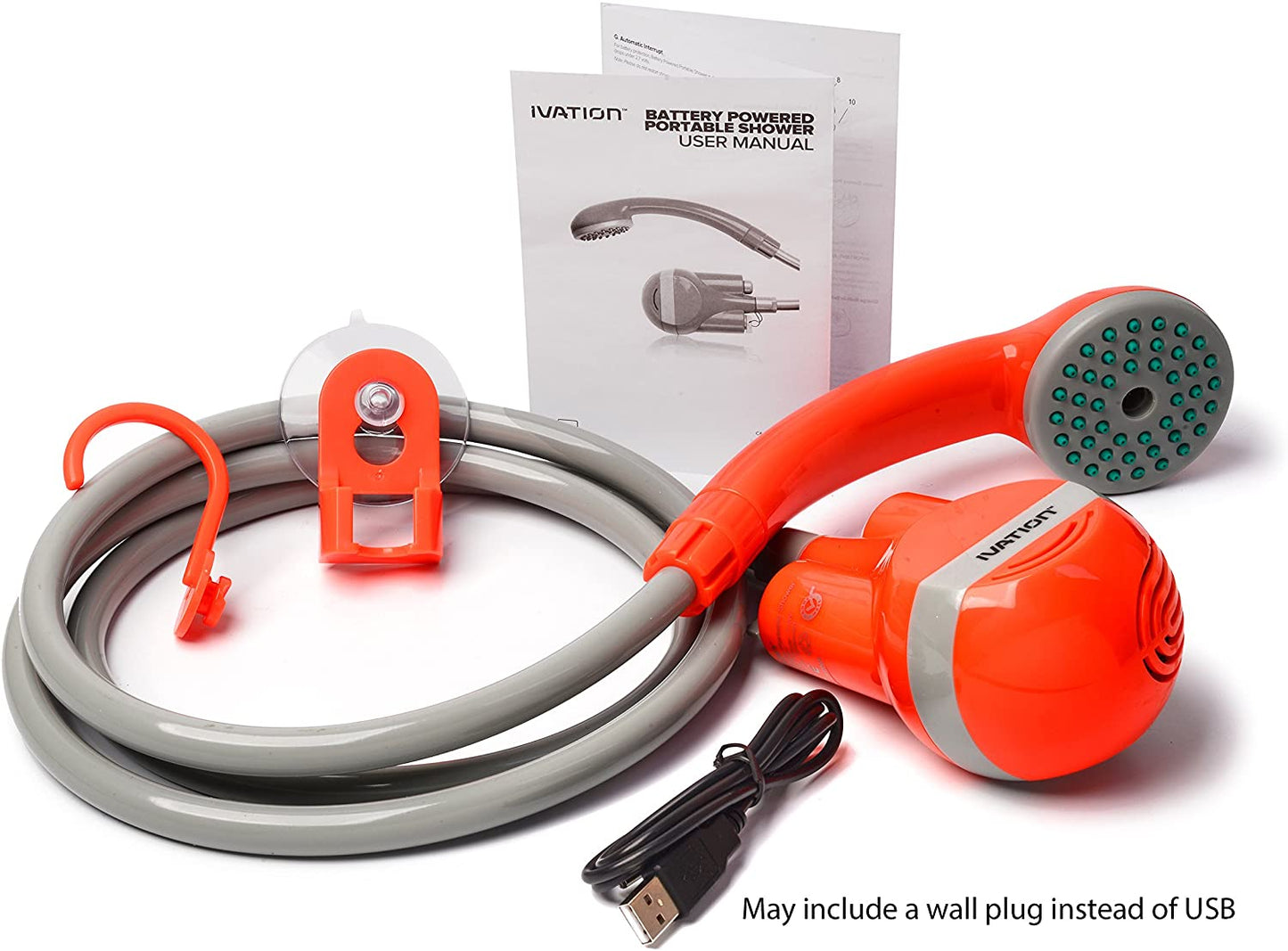 Tragbare Camping-Dusche – Batteriebetriebener Duschkopf Outdoor