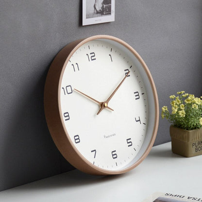 EinzigHolz - Skandinavische Schlichtheit Wanduhr